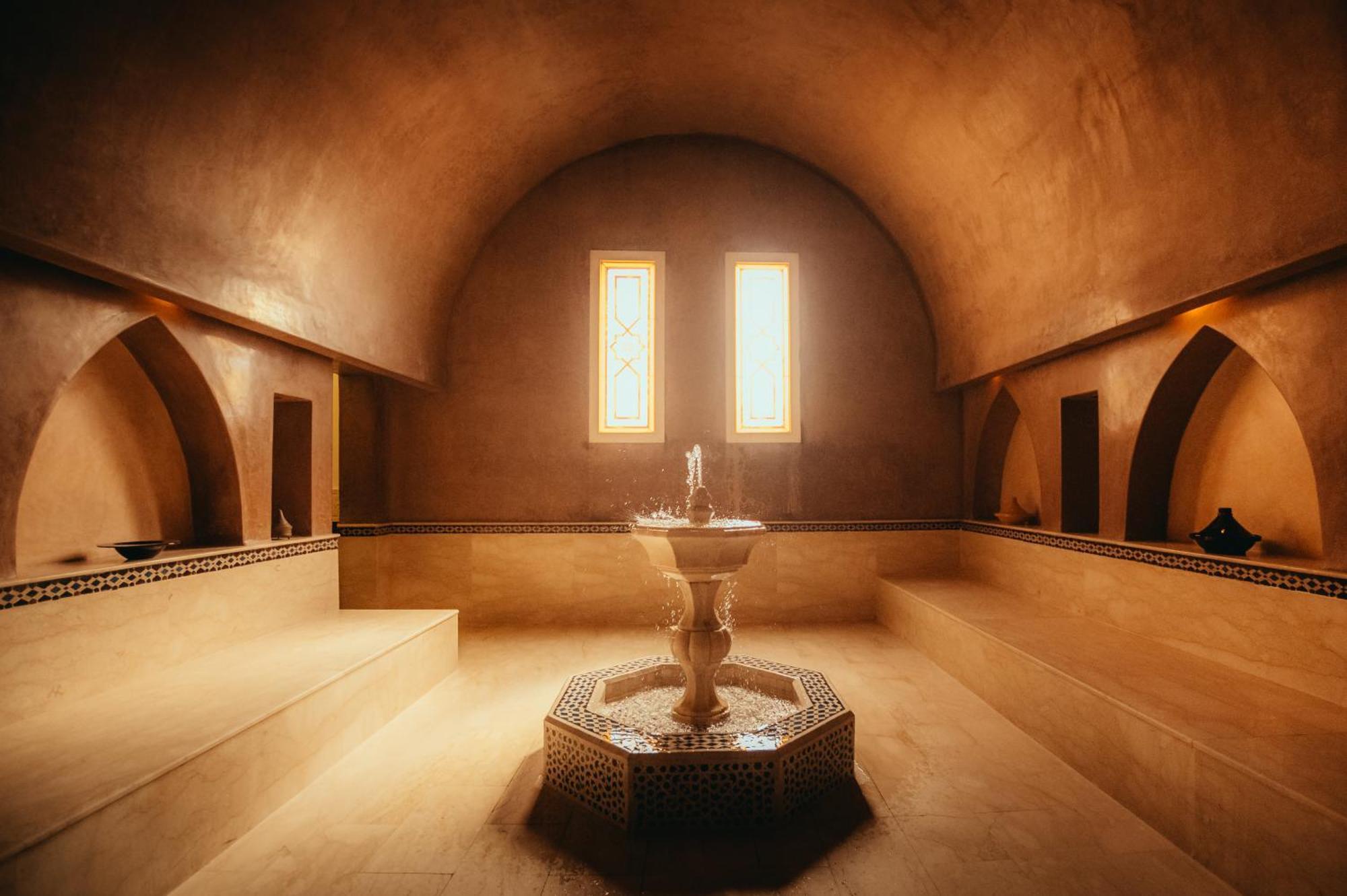 티키다 골프 팰리스 렐레 앤 샤토 호텔 아가디르 외부 사진 The hammam at the Royal Bath